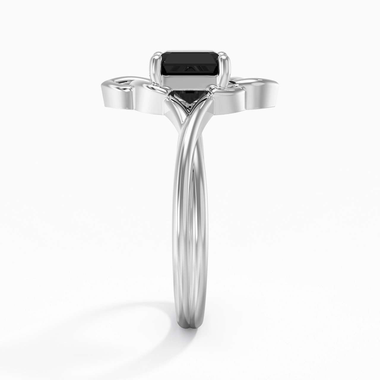 Celtic Knot Solitaire Engagement Ring 1.00ct Cubic Zirconia