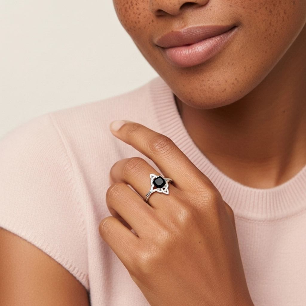 Celtic Knot Solitaire Engagement Ring 1.00ct Cubic Zirconia