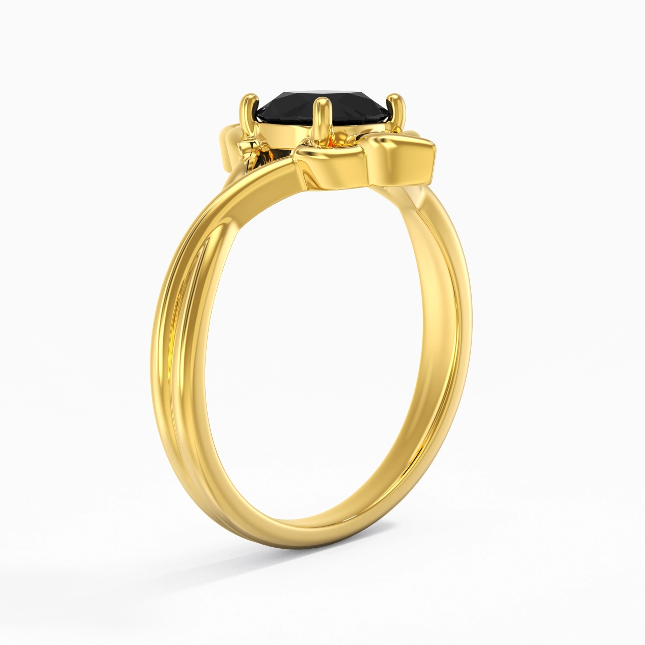 Celtic Knot Solitaire Engagement Ring 1.00ct Cubic Zirconia
