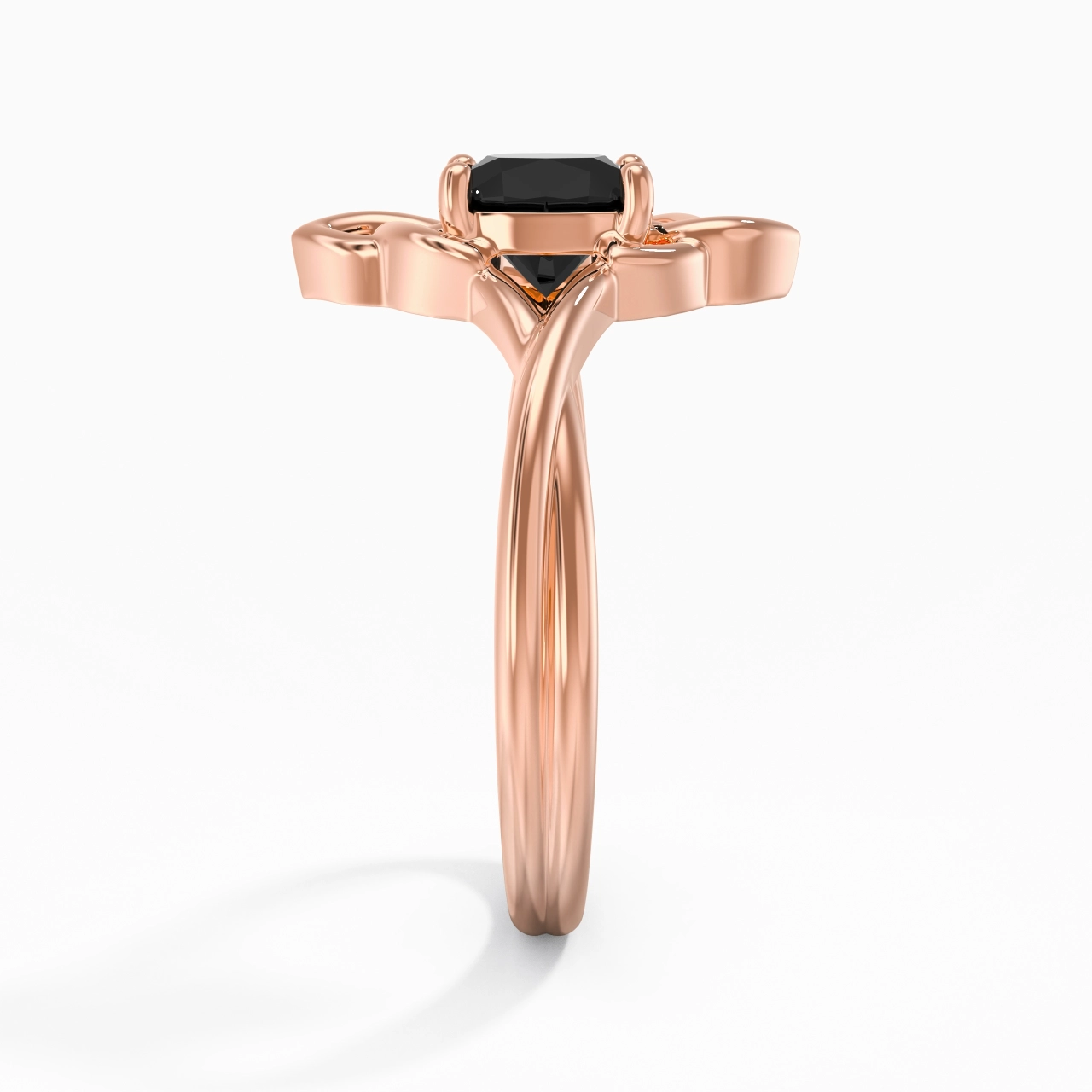 Celtic Knot Solitaire Engagement Ring 1.00ct Cubic Zirconia