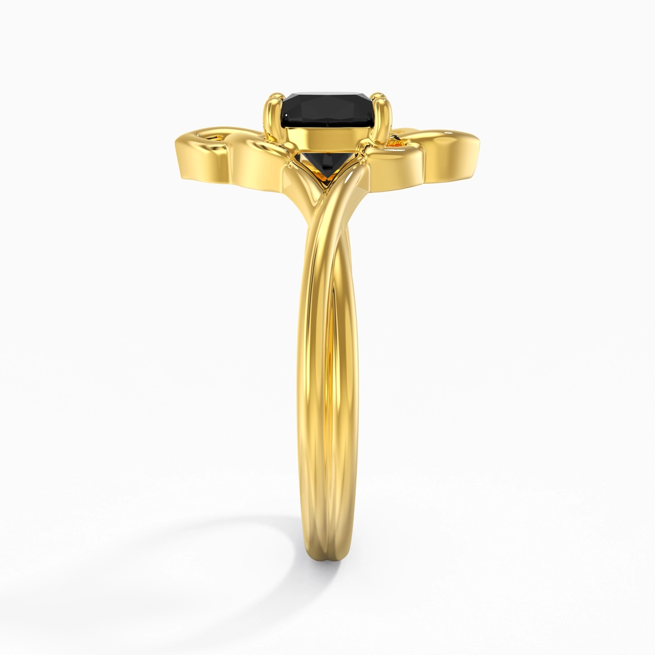 Celtic Knot Solitaire Engagement Ring 1.00ct Cubic Zirconia