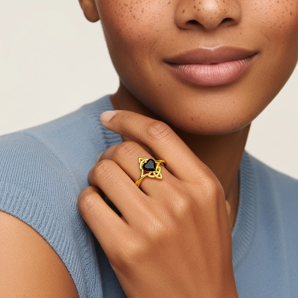 Celtic Knot Solitaire Engagement Ring 1.00ct Cubic Zirconia