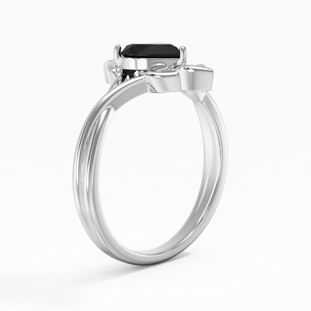 Celtic Knot Solitaire Engagement Ring 1.00ct Cubic Zirconia