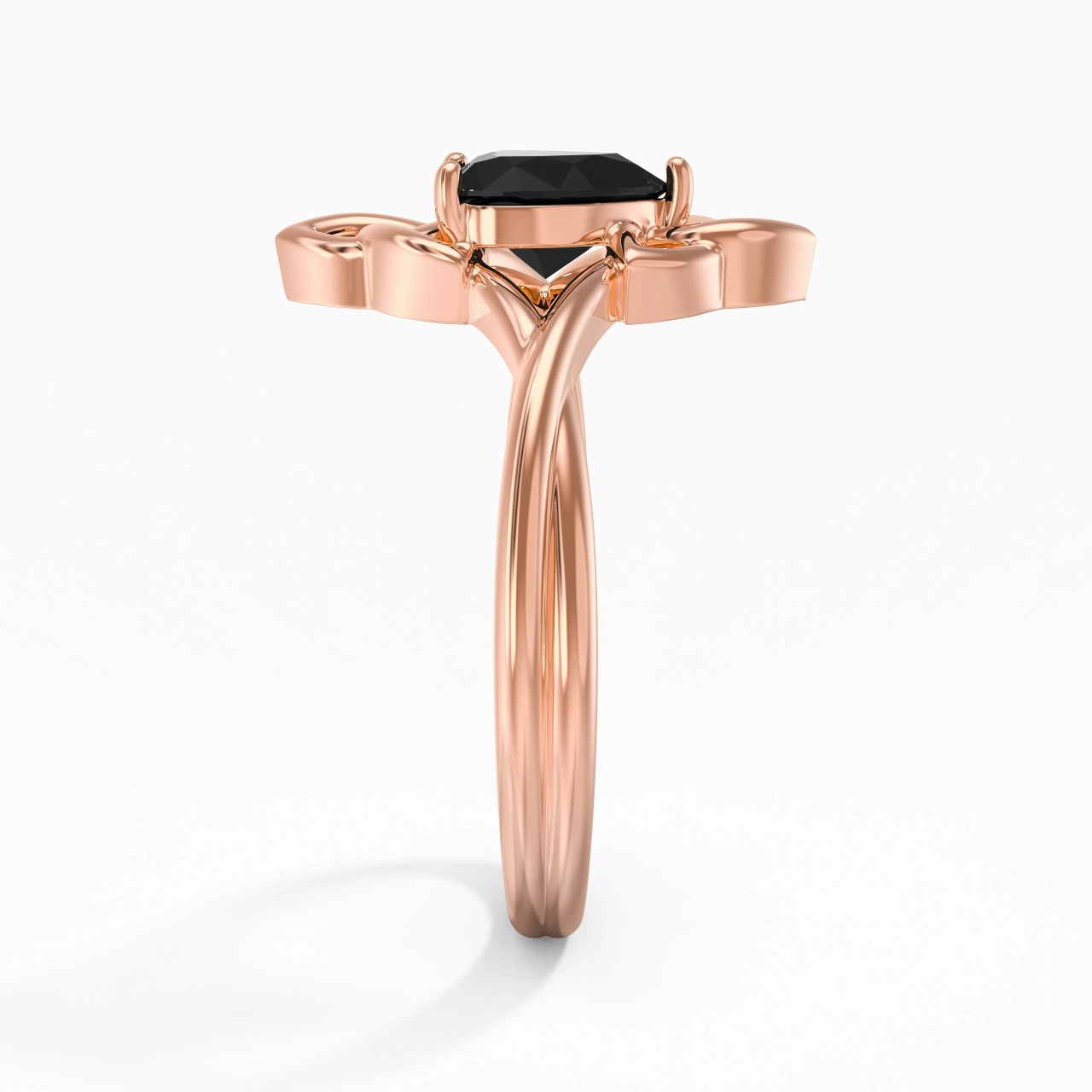 Celtic Knot Solitaire Engagement Ring 1.00ct Cubic Zirconia