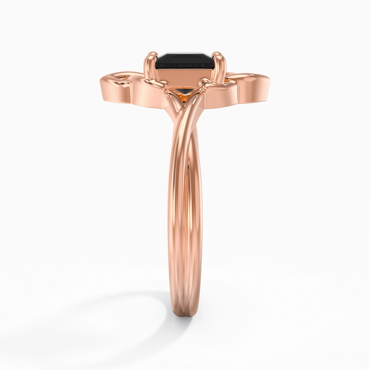 Celtic Knot Solitaire Engagement Ring 1.00ct Cubic Zirconia