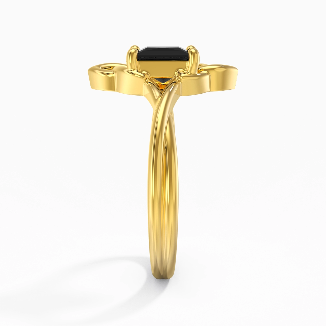 Celtic Knot Solitaire Engagement Ring 1.00ct Cubic Zirconia