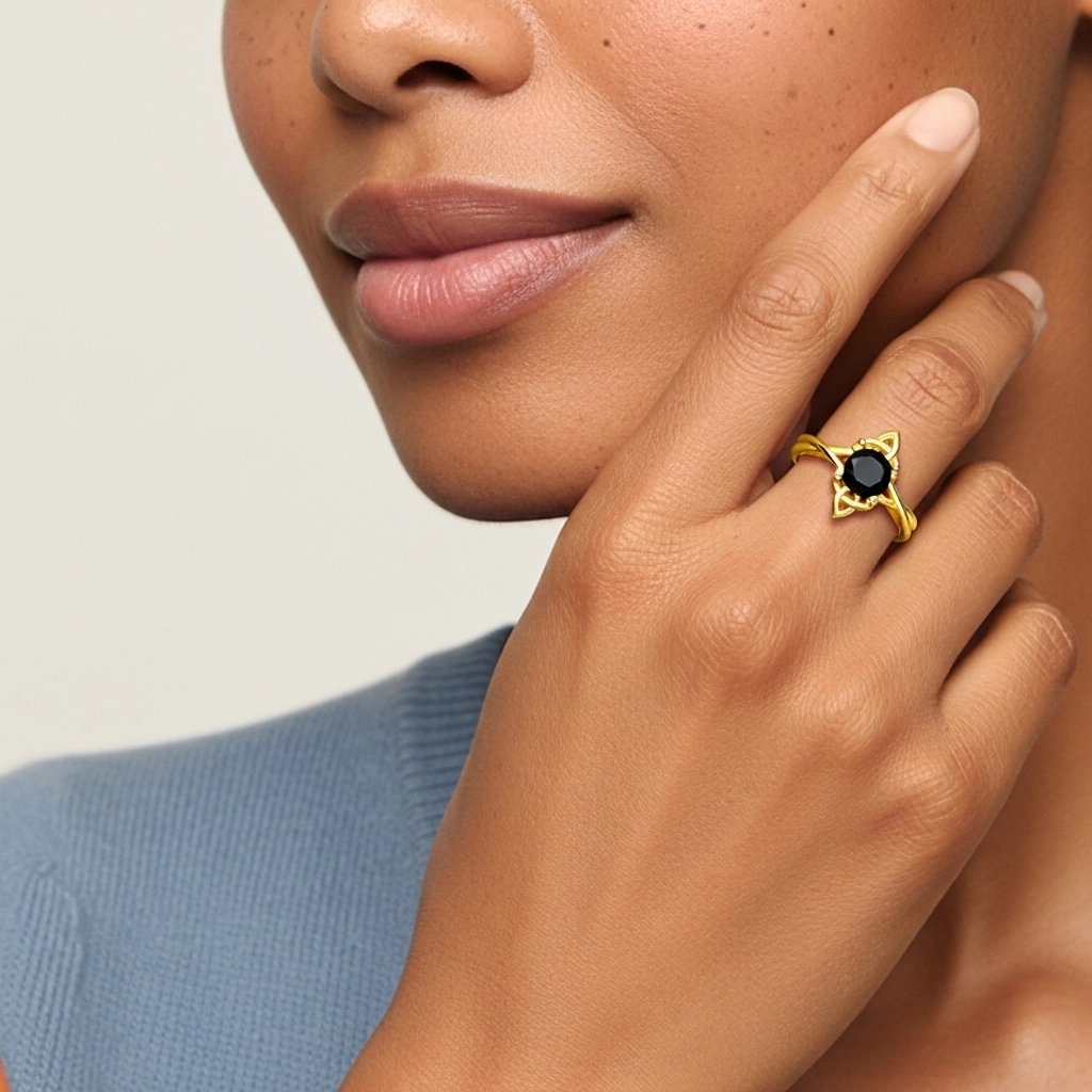 Celtic Knot Solitaire Engagement Ring 1.00ct Cubic Zirconia