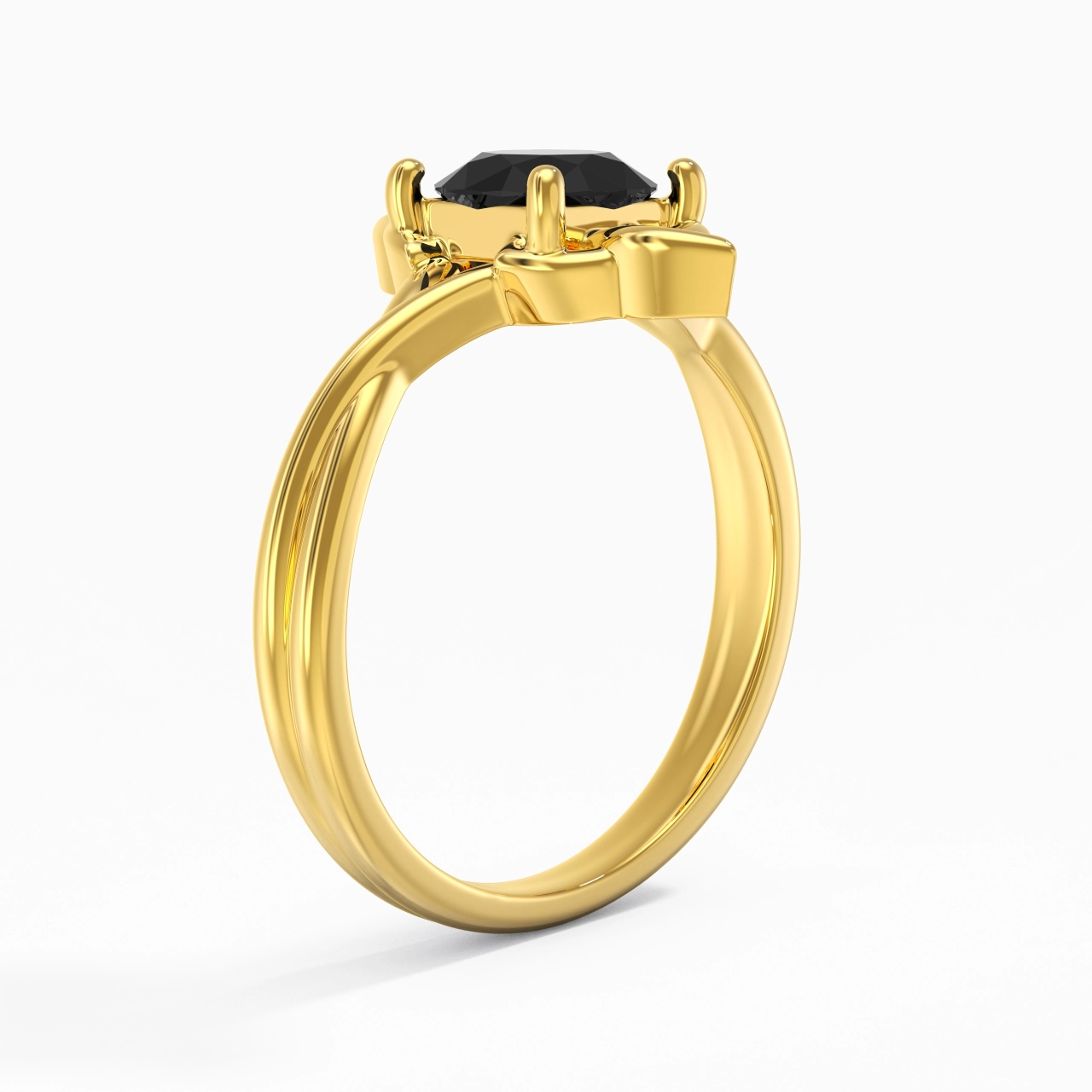 Celtic Knot Solitaire Engagement Ring 1.00ct Cubic Zirconia