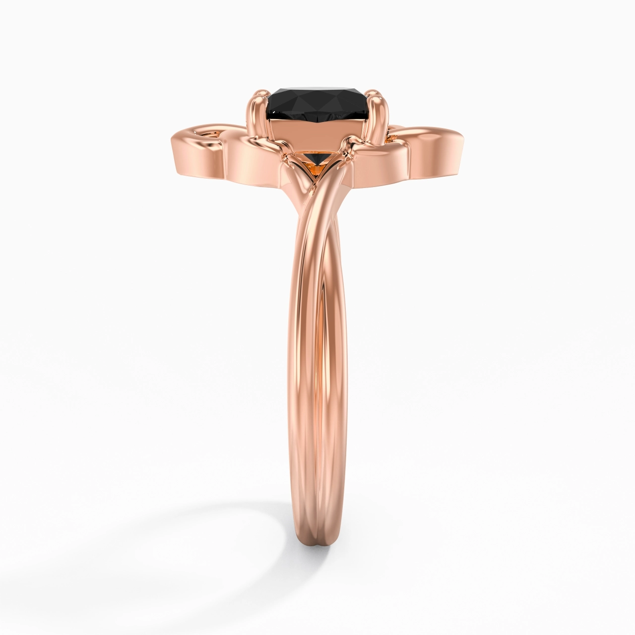 Celtic Knot Solitaire Engagement Ring 1.00ct Cubic Zirconia