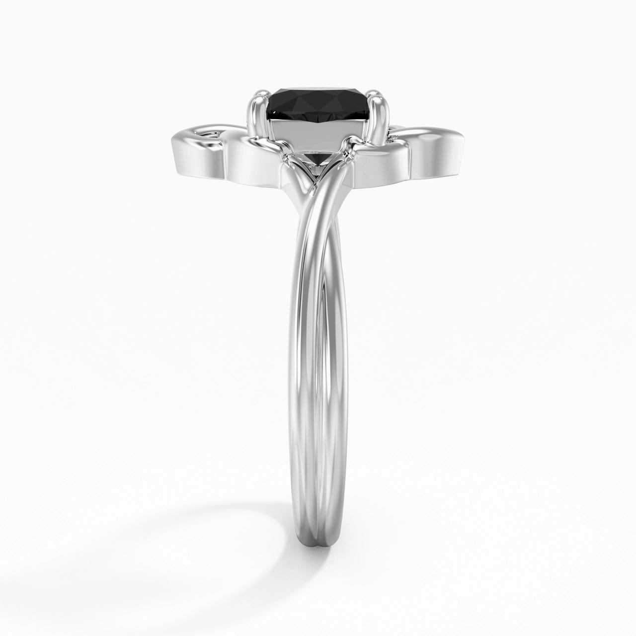 Celtic Knot Solitaire Engagement Ring 1.00ct Cubic Zirconia