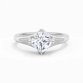 2.00ct Moissanite Engagement Ring 925 Sterling Silver