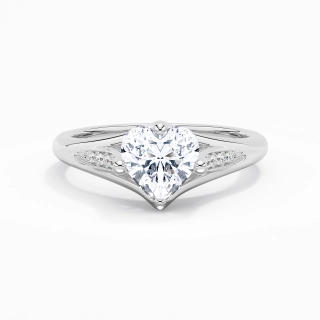 1.50ct Moissanite Engagement Ring 925 Sterling Silver