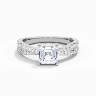 Prong Engagement Ring 1.00ct Moissanite