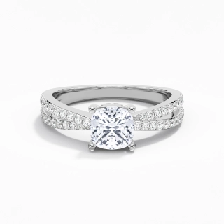 Prong Engagement Ring 1.00ct Moissanite