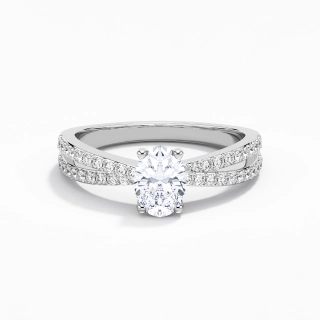 Prong Engagement Ring 1.00ct Moissanite