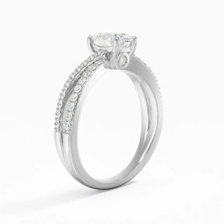 Prong Engagement Ring 1.00ct Moissanite