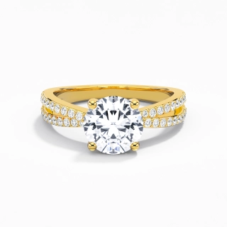 Prong Engagement Ring 2.00ct Moissanite