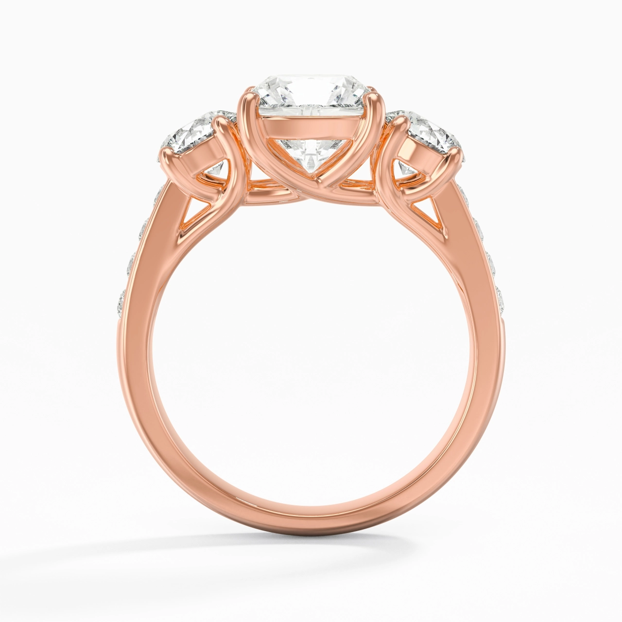 Glorieux Coussin 1.50ct Moissanite Bague de fiançailles