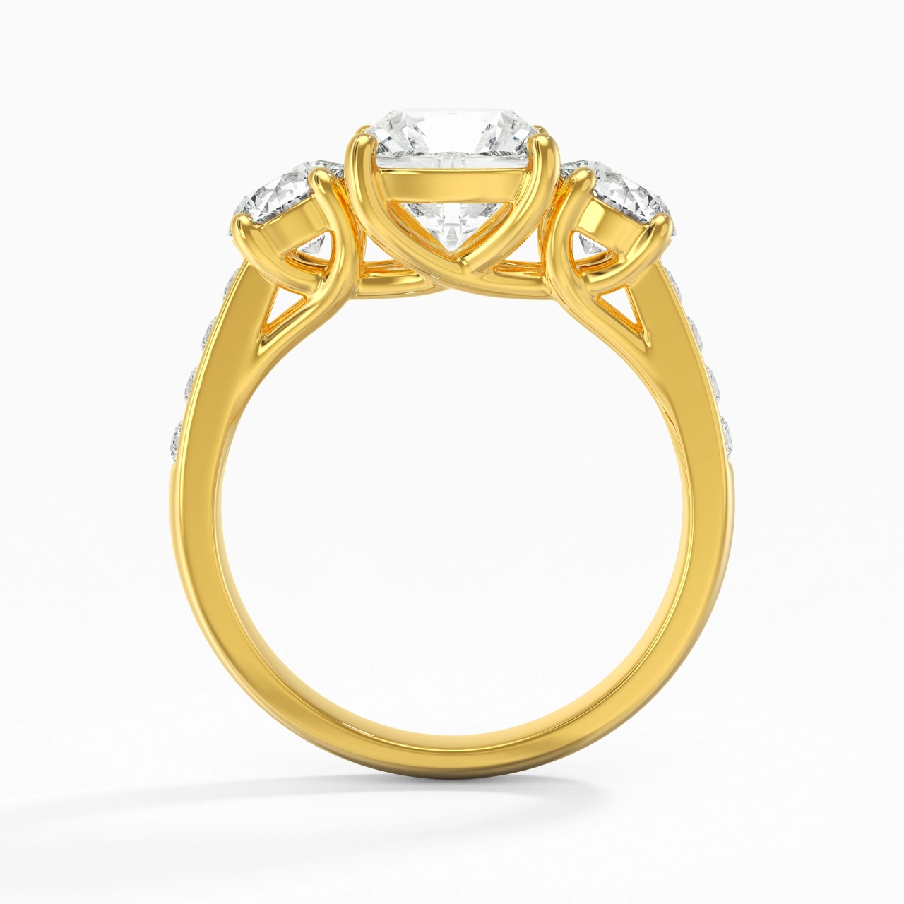 Glory Cushion 1.50ct Moissanite Engagement Ring