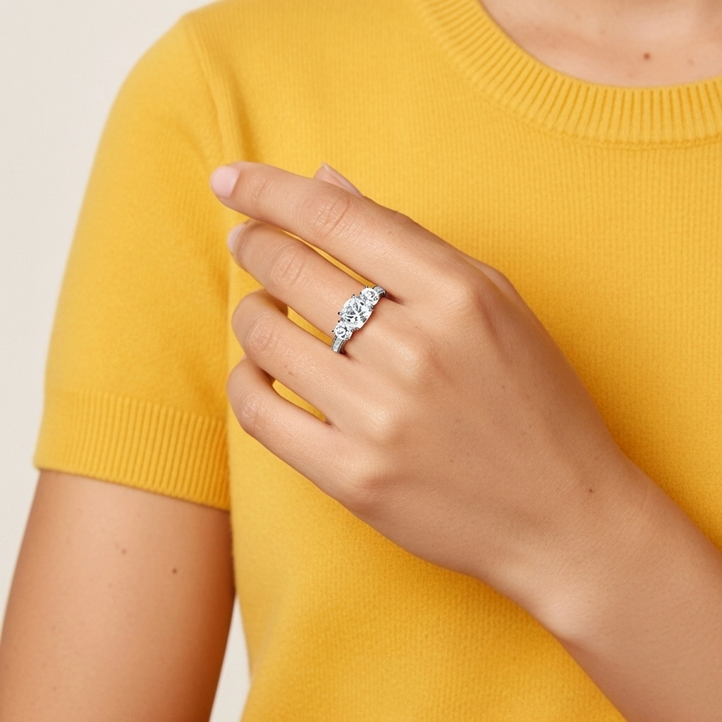 Glory Cushion 2.00ct Moissanite Engagement Ring