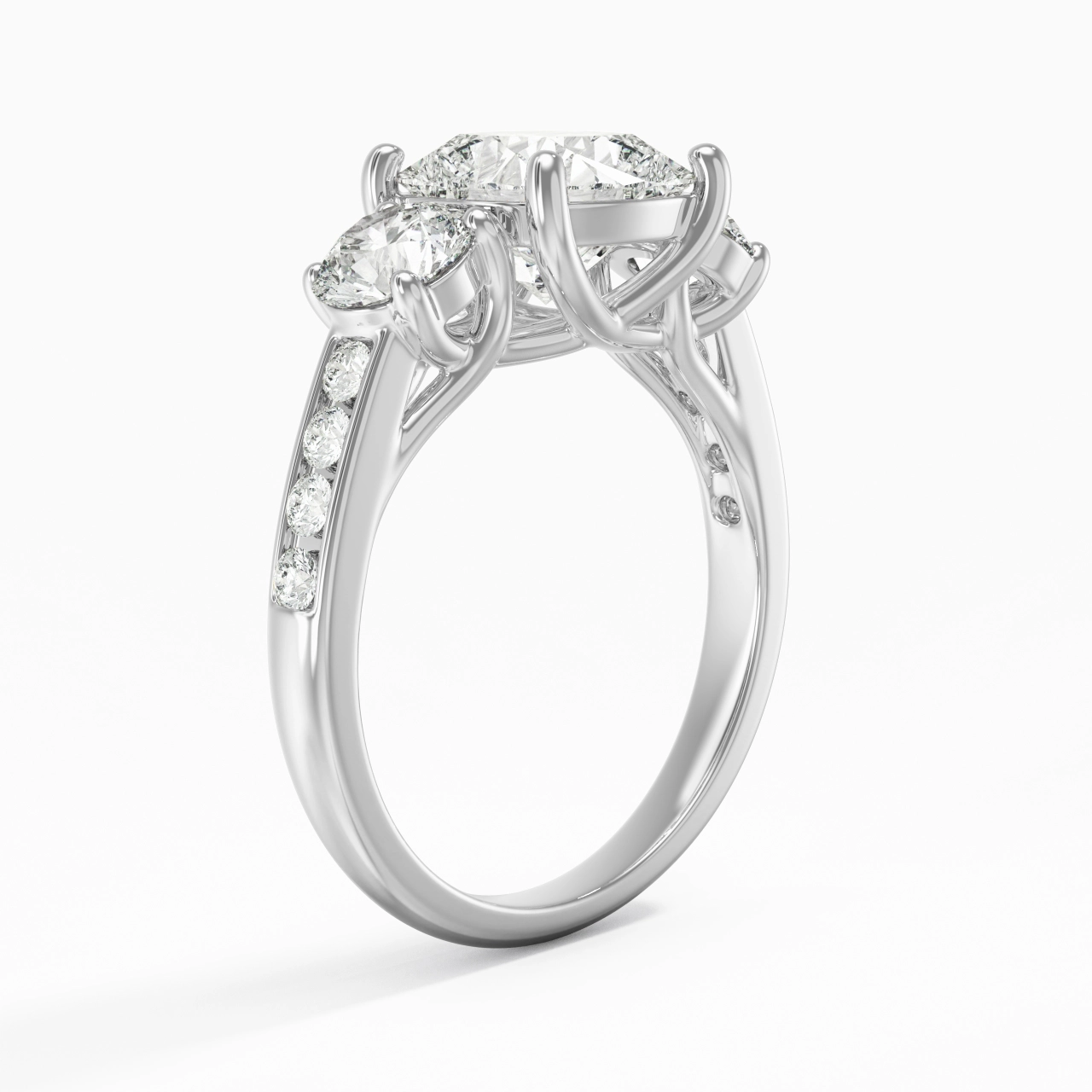 Glory Cushion 2.00ct Moissanite Engagement Ring