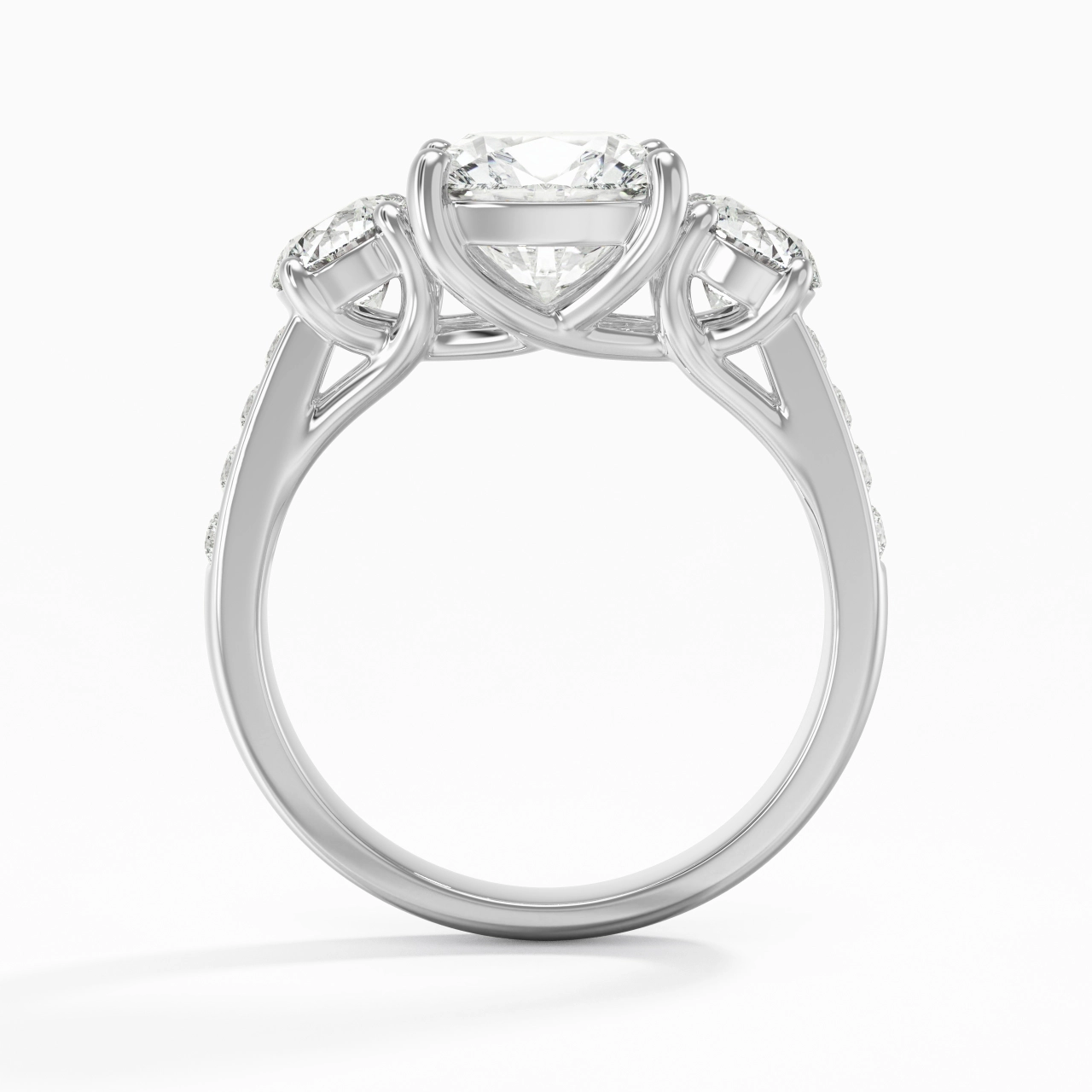 Glory Cushion 2.00ct Moissanite Engagement Ring