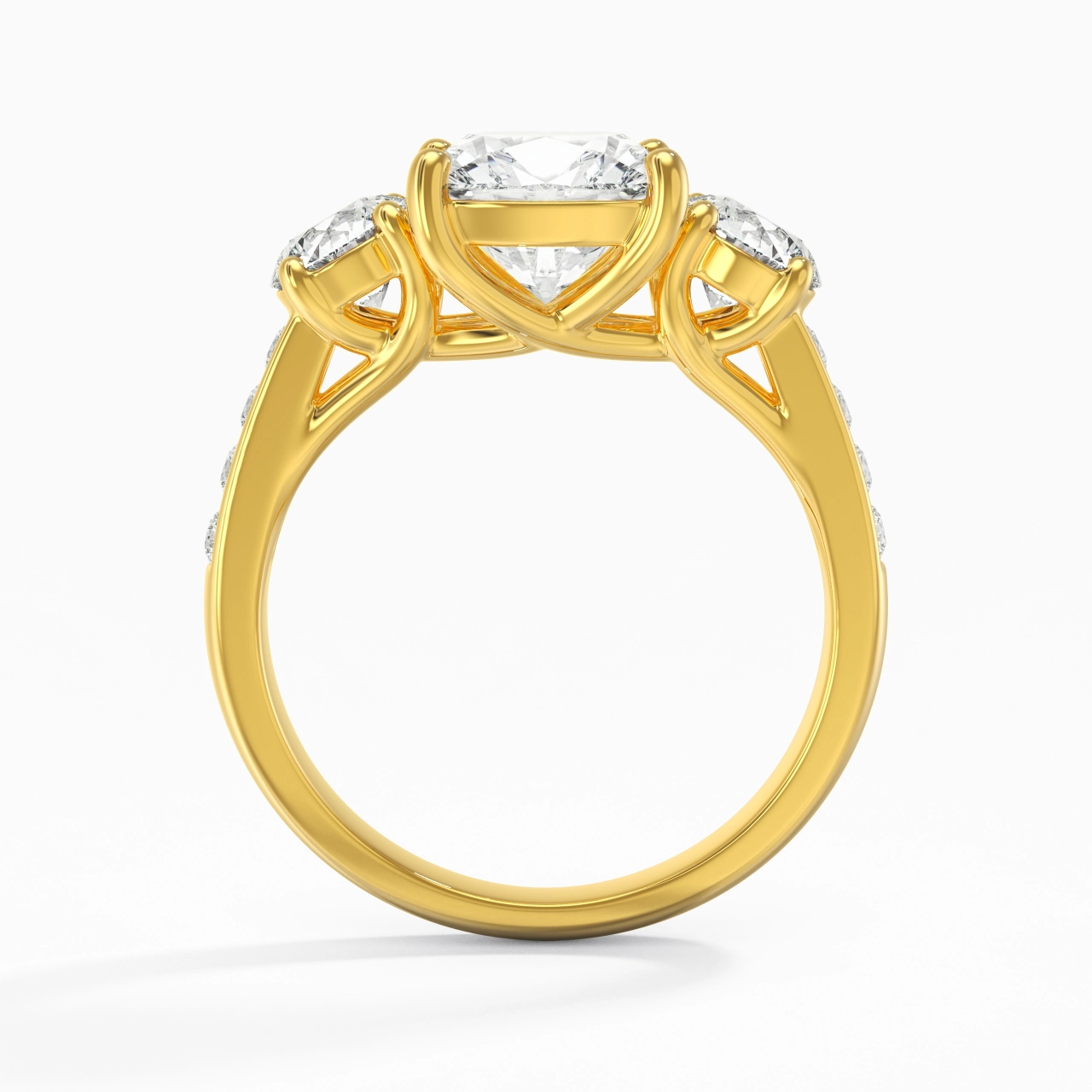 2.00ct Moissanite Engagement Ring 925 Sterling Silver