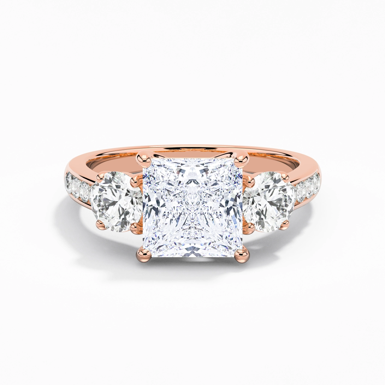 Glory Princess 2.00ct Moissanite Engagement Ring