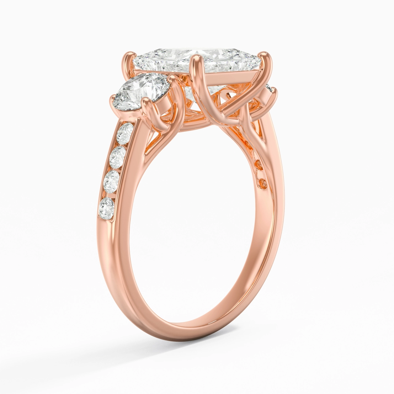 Glory Princess 2.00ct Moissanite Engagement Ring
