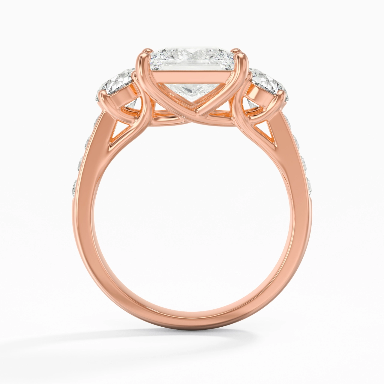 Glory Princess 2.00ct Moissanite Engagement Ring