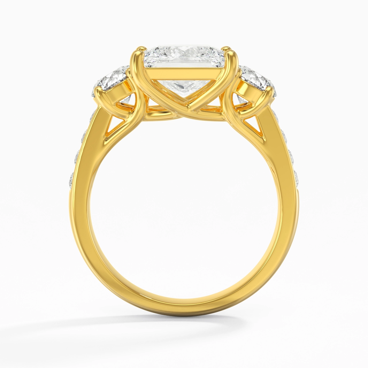 2.00ct Moissanite Engagement Ring 925 Sterling Silver