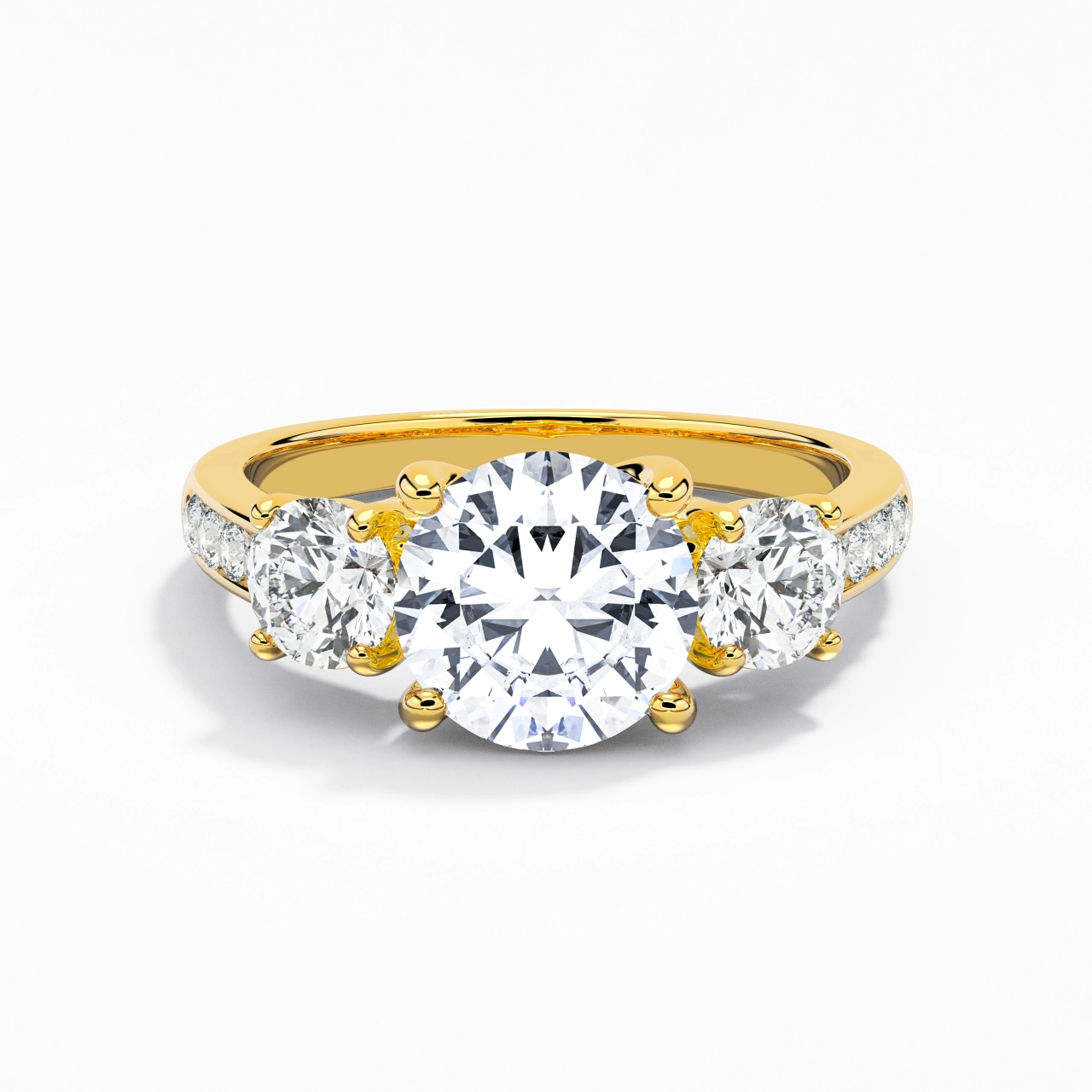 1.50ct Moissanite Engagement Ring 925 Sterling Silver