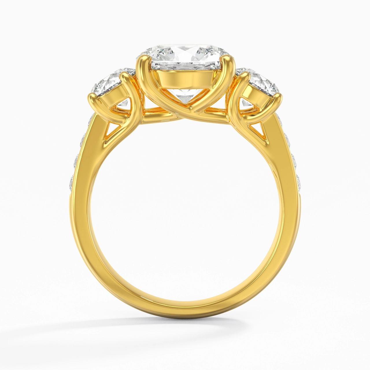 1.50ct Moissanite Engagement Ring 925 Sterling Silver