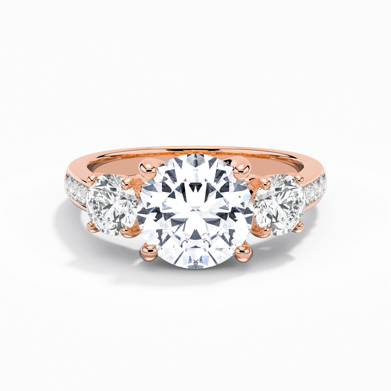 2.00ct Moissanite Engagement Ring 925 Sterling Silver
