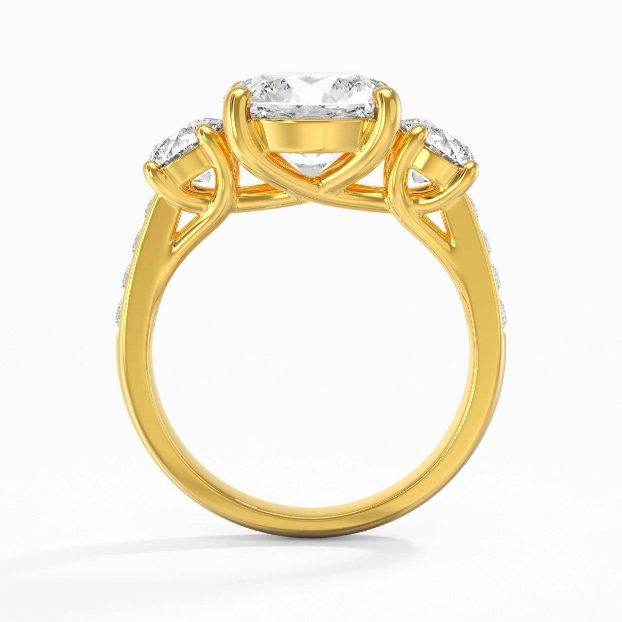 2.00ct Moissanite Engagement Ring 925 Sterling Silver