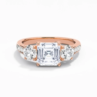1.50ct Moissanite Engagement Ring 925 Sterling Silver