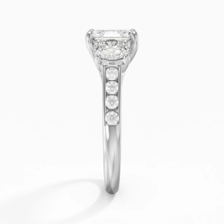 1.00ct Moissanite Engagement Ring 925 Sterling Silver