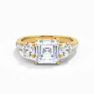 2.00ct Moissanite Bague de fiançailles Argent sterling 925