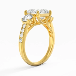 2.00ct Moissanite Bague de fiançailles Argent sterling 925