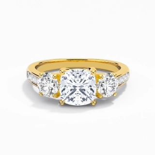 Glory Cushion 1.50ct Moissanite Engagement Ring