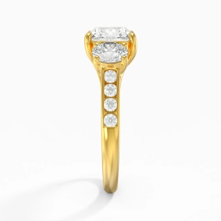 Glory Cushion 1.50ct Moissanite Engagement Ring