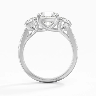 Glorieux Coussin 1.50ct Moissanite Bague de fiançailles