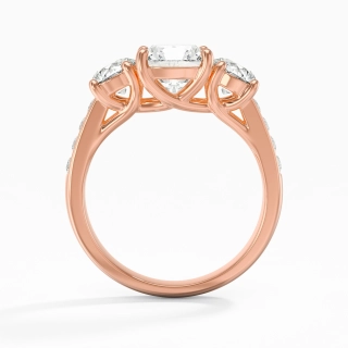 1.00ct Moissanite Engagement Ring 925 Sterling Silver