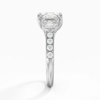 Glory Cushion 2.00ct Moissanite Engagement Ring