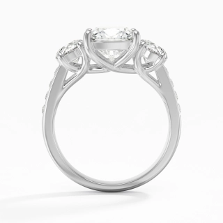 Glory Cushion 2.00ct Moissanite Engagement Ring