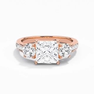 Glory Princess 1.50ct Moissanite Engagement Ring