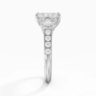 Glorieux Princesse 1.50ct Moissanite Bague de fiançailles