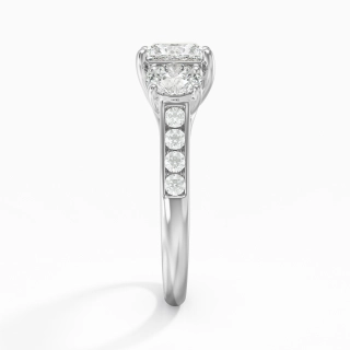 Glory Princess 1.00ct Moissanite Engagement Ring