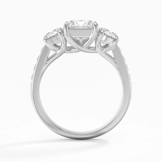 Glory Princess 1.00ct Moissanite Engagement Ring