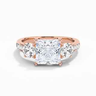 Glory Princess 2.00ct Moissanite Engagement Ring